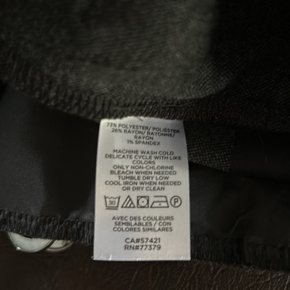 Women’s Ann Taylor Factory Sz 2P Mid Rise Straight Leg Poly/Rayon/Spandex Blend - Picture 7 of 7